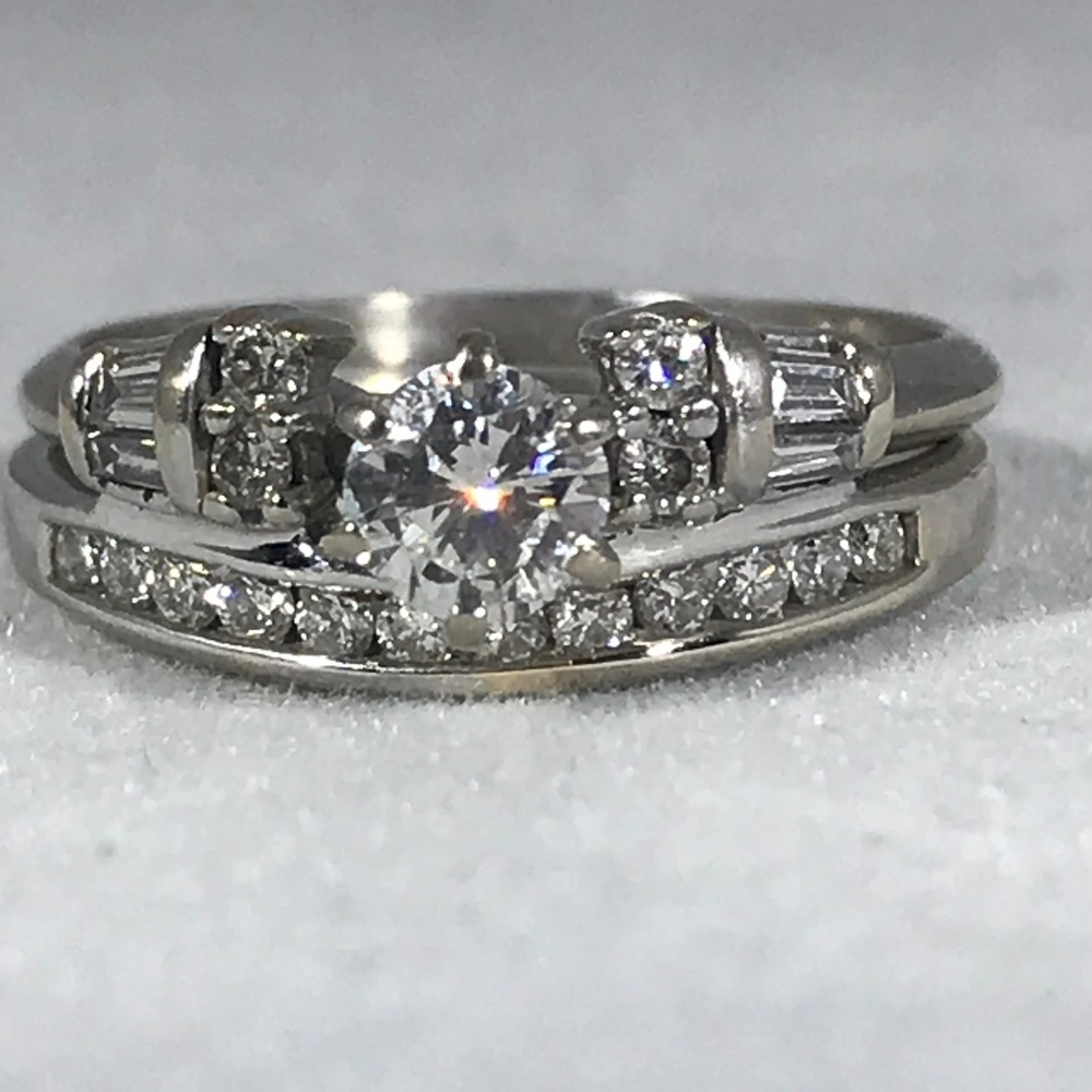 Diamond Wedding Ring Set
